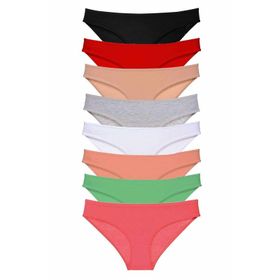 Royaleks 8 Adet Set 1 Süper Eko Set Likralı Kadın Slip Külot