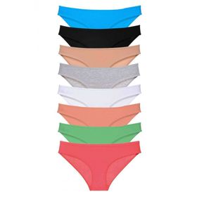 Royaleks 8 Adet Set 7 Süper Eko Set Likralı Kadın Slip Külot