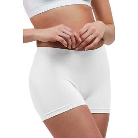 Royaleks 830 Elite Life Dikişsiz Kadın Boxer Beyaz Şort