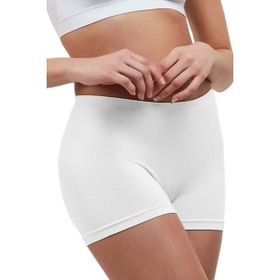 Royaleks 830 Elite Life Dikişsiz Kadın Boxer Beyaz Şort