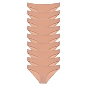Royaleks 9 Adet Ten Süper Eko Set Likralı Kadın Slip Külot