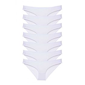 Royaleks Beyaz 7 Adet Süper Eko Set Likralı Kadın Slip Külot