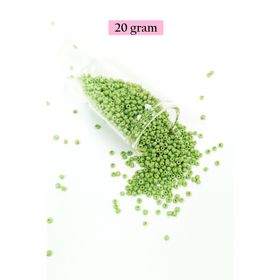 Royaleks BNC003 11/0 2 mm 20 gr Açık Yeşil Dökme Cam Kum Boncuk