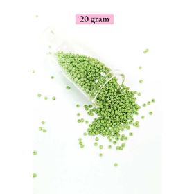 Royaleks BNC003 11/0 2 mm 20 gr Açık Yeşil Dökme Cam Kum Boncuk