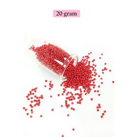 Royaleks BNC004 11/0 2 mm 20 gr Kırmızı Dökme Cam Kum Boncuk
