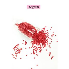 Royaleks BNC004 11/0 2 mm 20 gr Kırmızı Dökme Cam Kum Boncuk