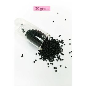 Royaleks BNC010 11/0 2 mm 20 gr Siyah Dökme Cam Kum Boncuk