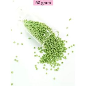Royaleks BNC038 60 gr 11/0 2 mm Açık Yeşil Dökme Cam Kum Boncuk