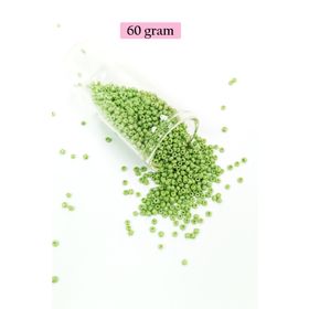 Royaleks BNC038 60 gr 11/0 2 mm Açık Yeşil Dökme Cam Kum Boncuk