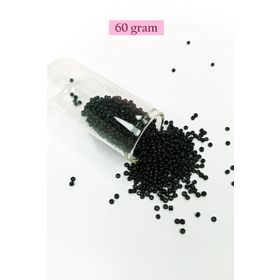 Royaleks BNC045 60 gr 11/0 2 mm Siyah Dökme Cam Kum Boncuk