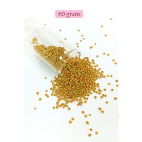 Royaleks BNC066 60 gr 11/0 2 mm Sarı Turuncu Dökme Cam Kum Boncuk