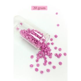Royaleks BNC085 4 mm 20 gr Eflatun Dökme Cam Büyük Boy 6/0 Kum Boncuk