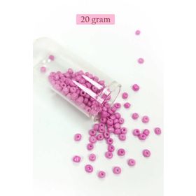 Royaleks BNC085 4 mm 20 gr Eflatun Dökme Cam Büyük Boy 6/0 Kum Boncuk