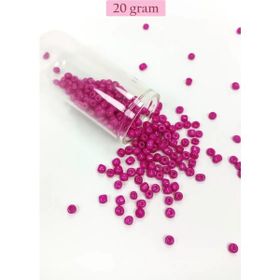 Royaleks BNC094 6/0 4 mm 20 gr Açık Mor Büyük Boy Dökme Cam Kum Boncuk