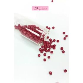 Royaleks BNC097 4 mm 20 gr Bordo Dökme Cam Büyük Boy 6/0 Kum Boncuk