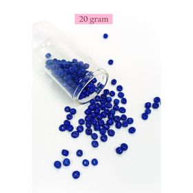 Royaleks BNC103 4 mm 20 gr Koyu Mavi Dökme Cam Büyük Boy 6/0 Kum Boncuk