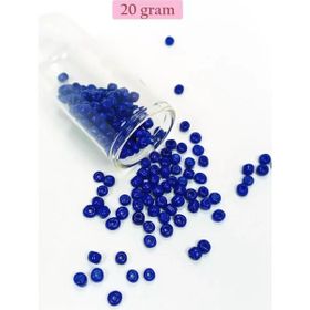 Royaleks BNC103 4 mm 20 gr Koyu Mavi Dökme Cam Büyük Boy 6/0 Kum Boncuk