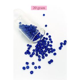 Royaleks BNC103 4 mm 20 gr Koyu Mavi Dökme Cam Büyük Boy 6/0 Kum Boncuk