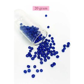 Royaleks BNC103 4 mm 20 gr Koyu Mavi Dökme Cam Büyük Boy 6/0 Kum Boncuk