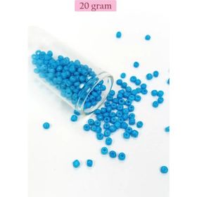 Royaleks BNC106 6/0 4 mm 20 gr Açık Mavi Büyük Boy Dökme Cam Kum Boncuk