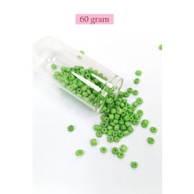 Royaleks BNC108 60 gr 6/0 4 mm Yeşil Büyük Boy Dökme Cam Kum Boncuk