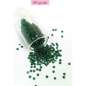 Royaleks BNC187 3 mm 60 gr Koyu Yeşil 8/0 Dökme Cam Kum Boncuk