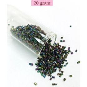 Royaleks BNC304 2 mm 20 gr Parlak Alacalı Kesme Cam Boncuk