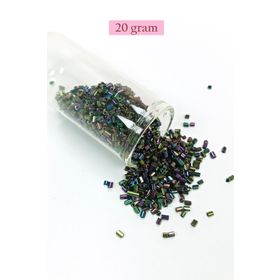 Royaleks BNC304 2 mm 20 gr Parlak Alacalı Kesme Cam Boncuk