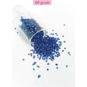 Royaleks BNC392 2 mm 60 gr Koyu Mavi Kesme Cam Boncuk