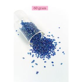 Royaleks BNC392 2 mm 60 gr Koyu Mavi Kesme Cam Boncuk