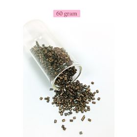 Royaleks BNC396 2 mm 60 gr Mat Kahverengi Kesme Cam Boncuk