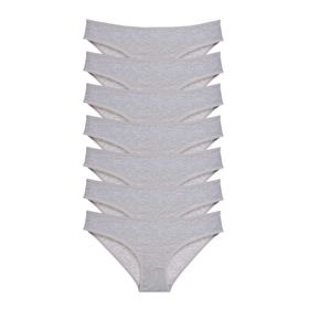 Royaleks Gri 7 Adet Süper Eko Set Likralı Kadın Slip Külot