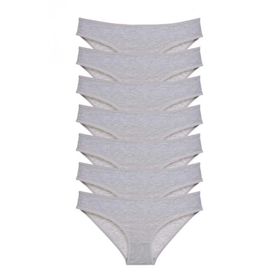 Royaleks Gri 7 Adet Süper Eko Set Likralı Kadın Slip Külot