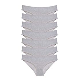 Royaleks Gri 7 Adet Süper Eko Set Likralı Kadın Slip Külot