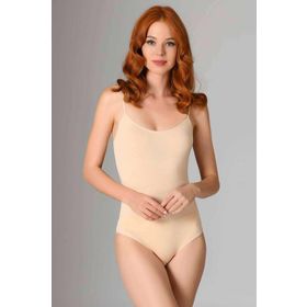Royaleks İp Askılı Ten Rengi Kadın Çıtçıtlı Body