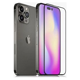 Royaleks iPhone 14 Pro Max Uyumlu 9D Tam Kaplayan Parmak İzi Bırakmayan Ekran Koruyucu Film