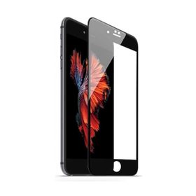 Royaleks iPhone 7 Plus Uyumlu 9D Tam Kaplayan Parmak İzi Bırakmayan Ekran Koruyucu Film