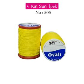 Royaleks No: 505 Oyalı 4 Kat Suni İpek İğne Oyası Boncuk İpi
