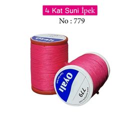 Royaleks No: 779 Oyalı 4 Kat Suni İpek İğne Oyası Boncuk İpi