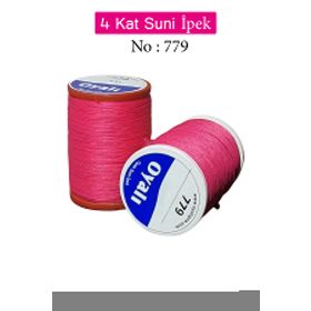 Royaleks No: 779 Oyalı 4 Kat Suni İpek İğne Oyası Boncuk İpi