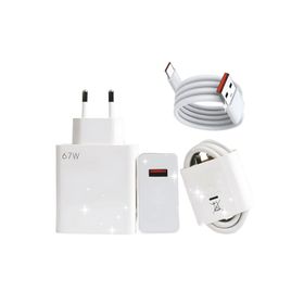 Royaleks RYL-PRSAECH467WST Type-C 67 W Ultra Hızlı Şarj Aleti Adaptör Kablo Set