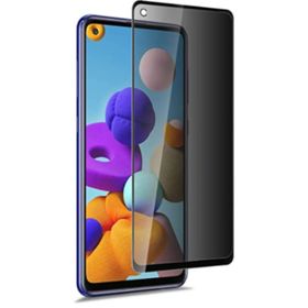 Royaleks Samsung A21S Uyumlu Hayalet Ekran Gizli Tam Kaplayan Kırılmaz Cam Seramik Ekran Koruyucu Film