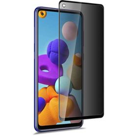 Royaleks Samsung A21S Uyumlu Hayalet Ekran Gizli Tam Kaplayan Kırılmaz Cam Seramik Ekran Koruyucu Film