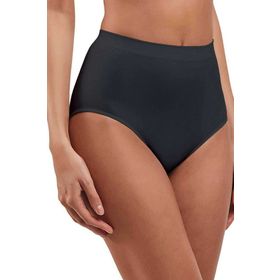 Royaleks Siyah 811 Elite Lite Kadın Yüksek Bel Dikişsiz İz Yapmaz Slip Külot