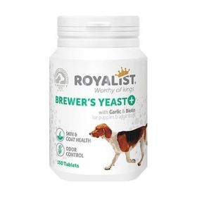 Royalist 150 Adet Brewers Yeast Köpekler İçin Deri Tüy Sağlığı ve Koku Giderici Tablet