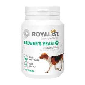 Royalist 150 Adet Brewers Yeast Köpekler İçin Deri Tüy Sağlığı ve Koku Giderici Tablet