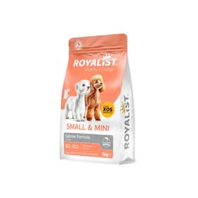 Royalist 3 kg Küçük Irk Köpekler için Small Mini Somonlu Prebiyotik, Küçük Taneli Yetişkin Köpek Maması