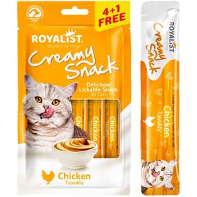 Royalist Krema Tavuklu 5x15 gr Kedi Ödül Maması