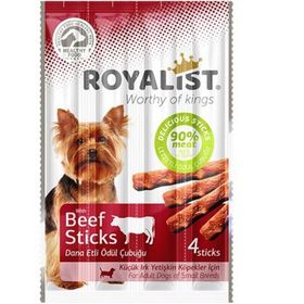 Royalist Küçük Irk Biftekli Sticks 20 gr Yetişkin Köpek Ödülü
