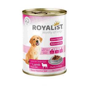 Royalist Kuzu Etli Gravy Konserve Yavru 400 gr Köpek Maması